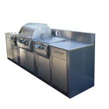 Wholesale BBQ Barbecue stainless steel outdoor kitchen cabinets island grill